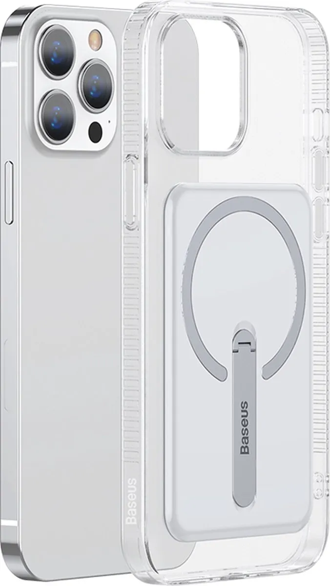 Baseus Hoesje iPhone 13 Pro Magnetisch - Transparant 0261 - afbeelding 2 van 6