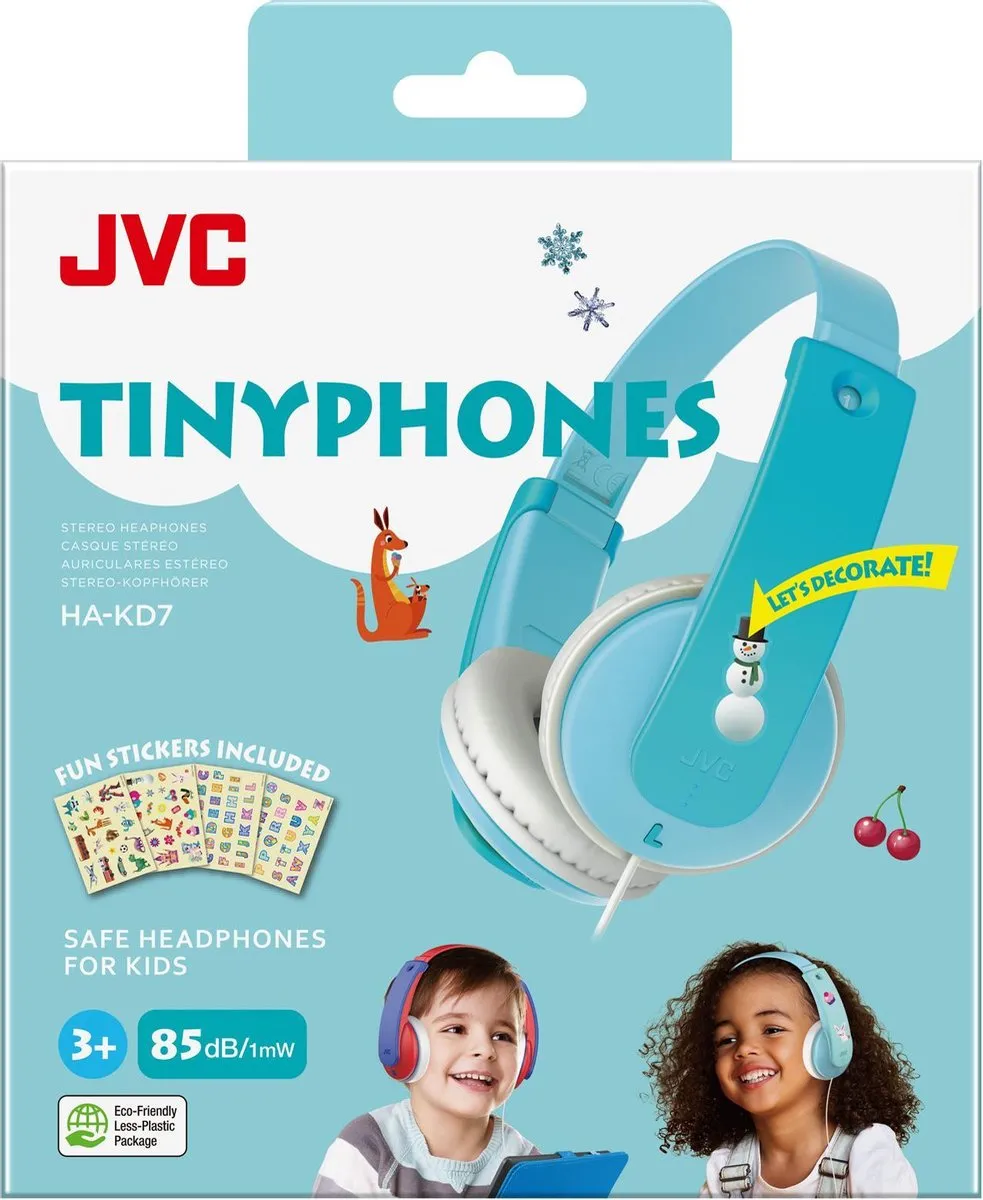 JVC HA-KD7 On-ear Koptelefoon - Blauw