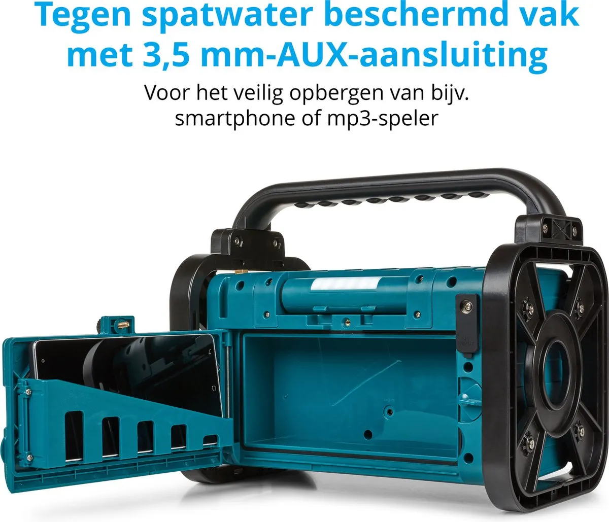 Medion MD43877 DAB+ Bouwplaatsradio - Blauw