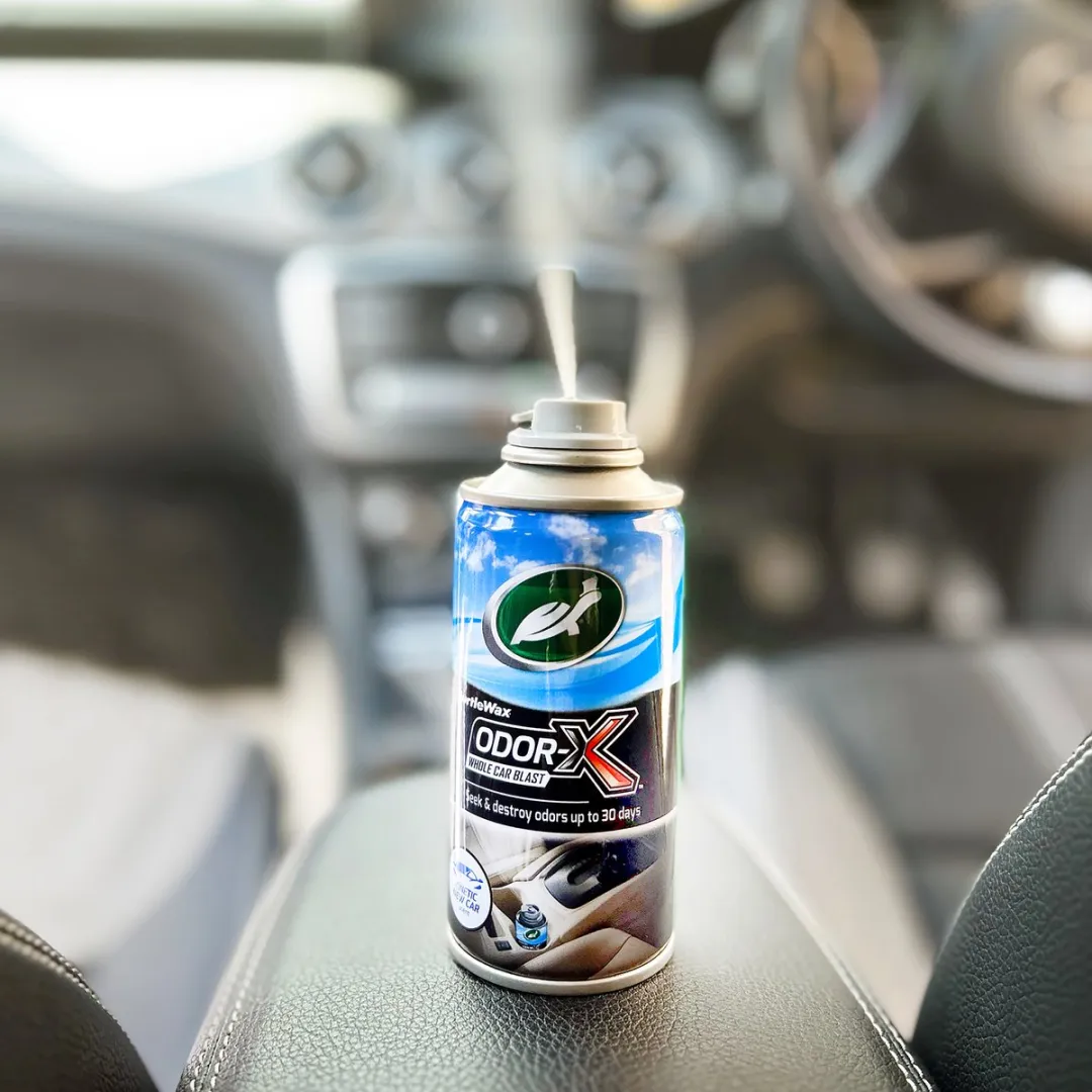 Turtle Wax Power Out Odor-X Whole Car Blast - Verwijderd vieze geurtjes - Vernietigt geur in plaats van te maskeren - Heerlijke frisse New Car geur – Tot 30 dagen - 100ml