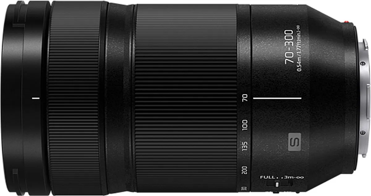 Panasonic LUMIX S S-R70300 70-300mm F4.5-5.6 O.I.S. Lens - Zwart
