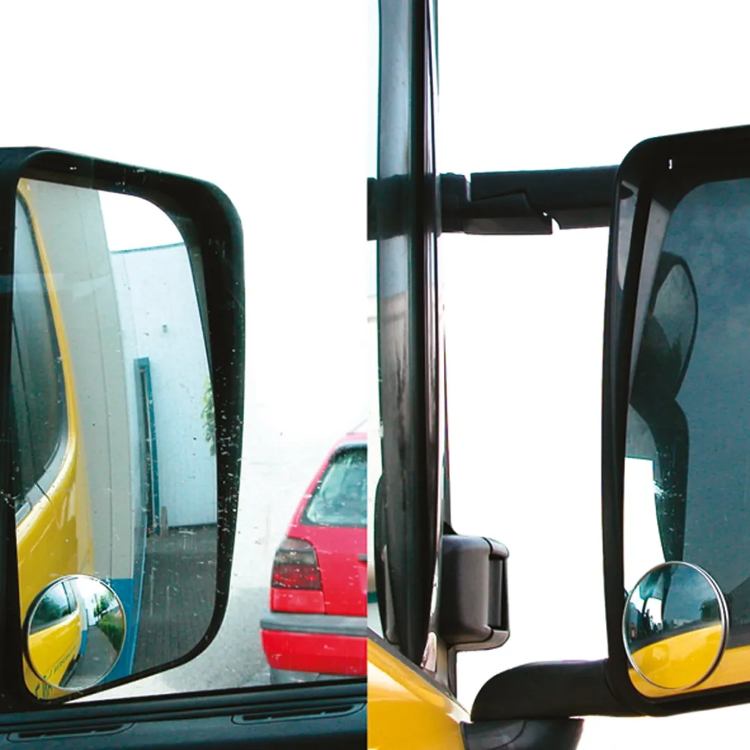 Carpoint Dodehoekspiegel Truck Rond 90mm - Zilver
