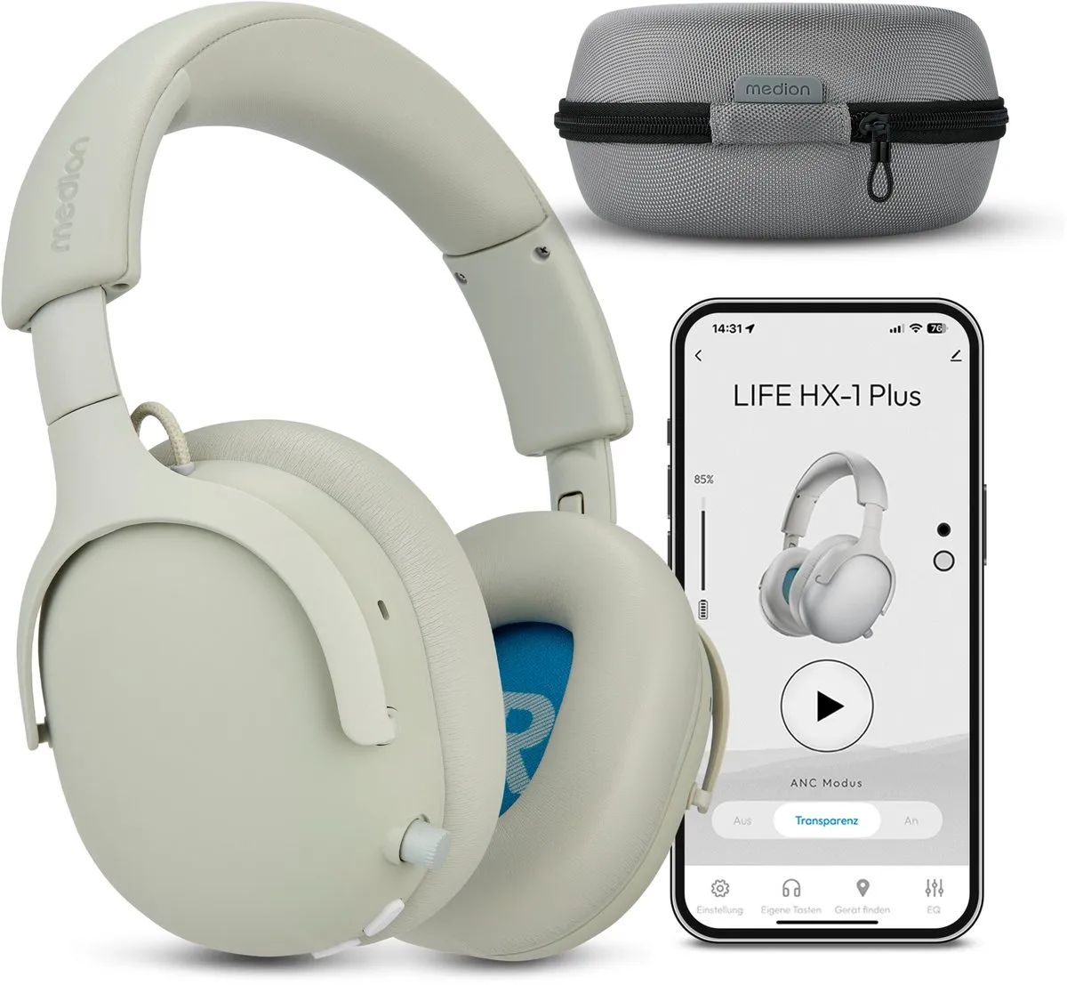 Medion HX-1 Plus Over-Ear Koptelefoon