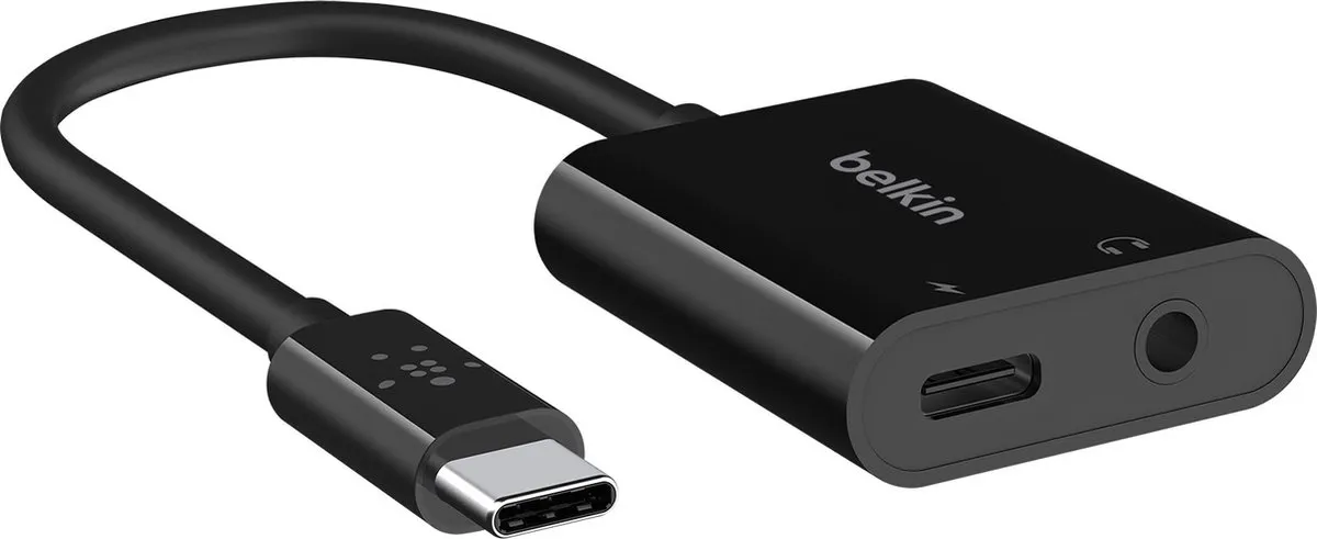 Belkin NPA004BTBK USB-C naar 3,5mm Audio Adapter