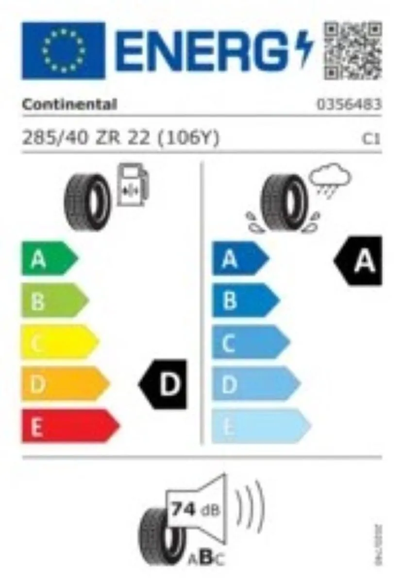 Continental ContiSportContact 5P 285/40 ZR22 106Y