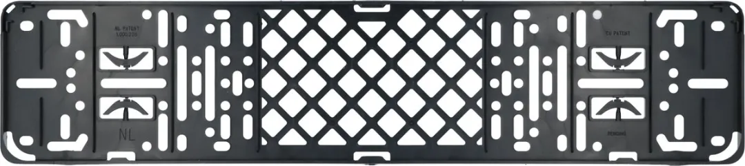 Carpoint Kentekenplaathouder Clip-On - Zwart