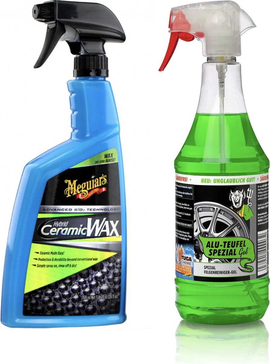 Meguiars Hybrid Ceramic Wax 709ml + Alu-Duivel-Speciaal 1L