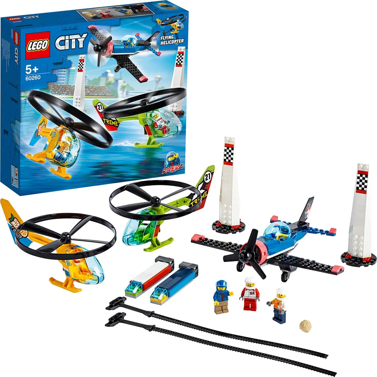 LEGO City Luchtrace 60260 - 140 Stukken - Multicolor
