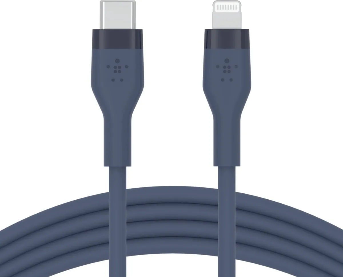 Belkin CAA009bt3MBL USB-C naar Lightning Kabel 3m - Blauw