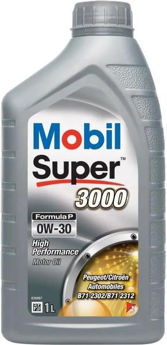 Mobil Super 3000 Formula F 0W-30 Motorolie 1L - afbeelding 6 van 6