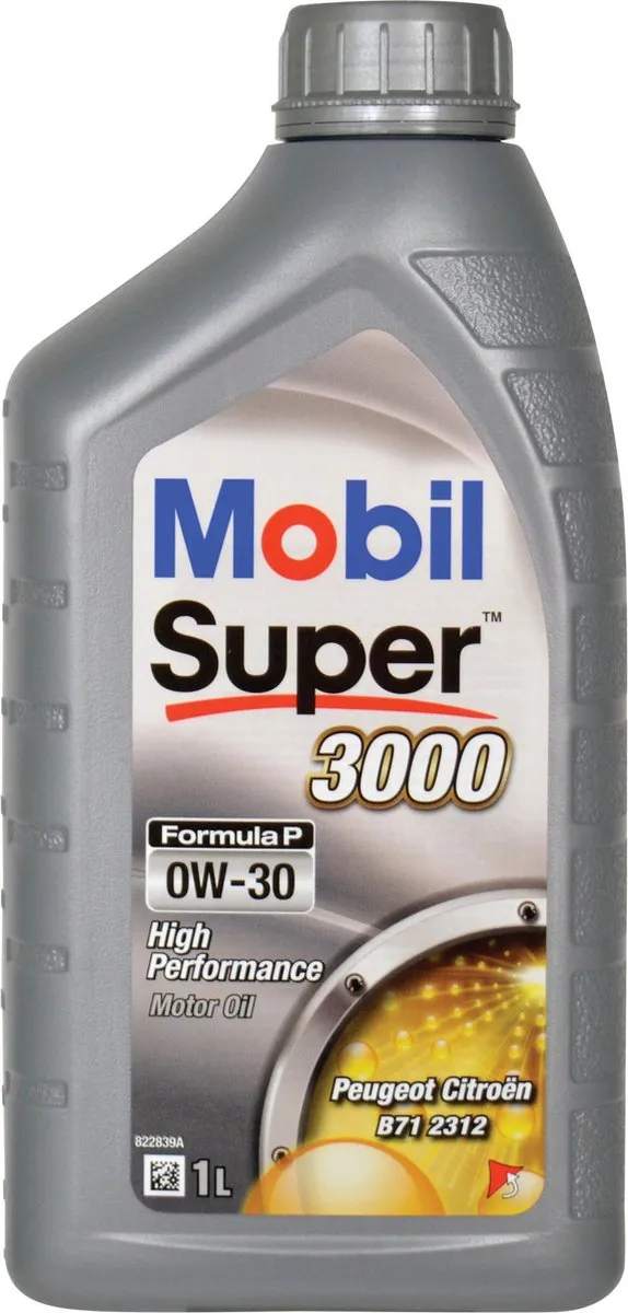Mobil Super 3000 Formula F 0W-30 Motorolie 1L