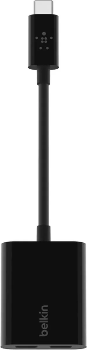 Belkin F7U081btBLK USB-C Audio/Oplaadadapter 60W - Zwart