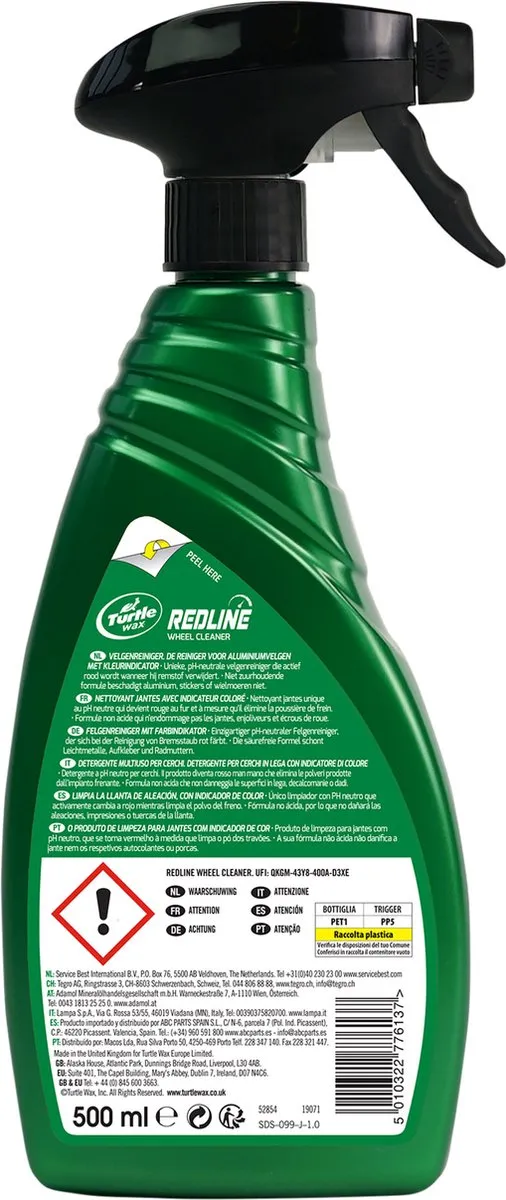 Turtle Wax Redline All Wheel Cleaner 500ml