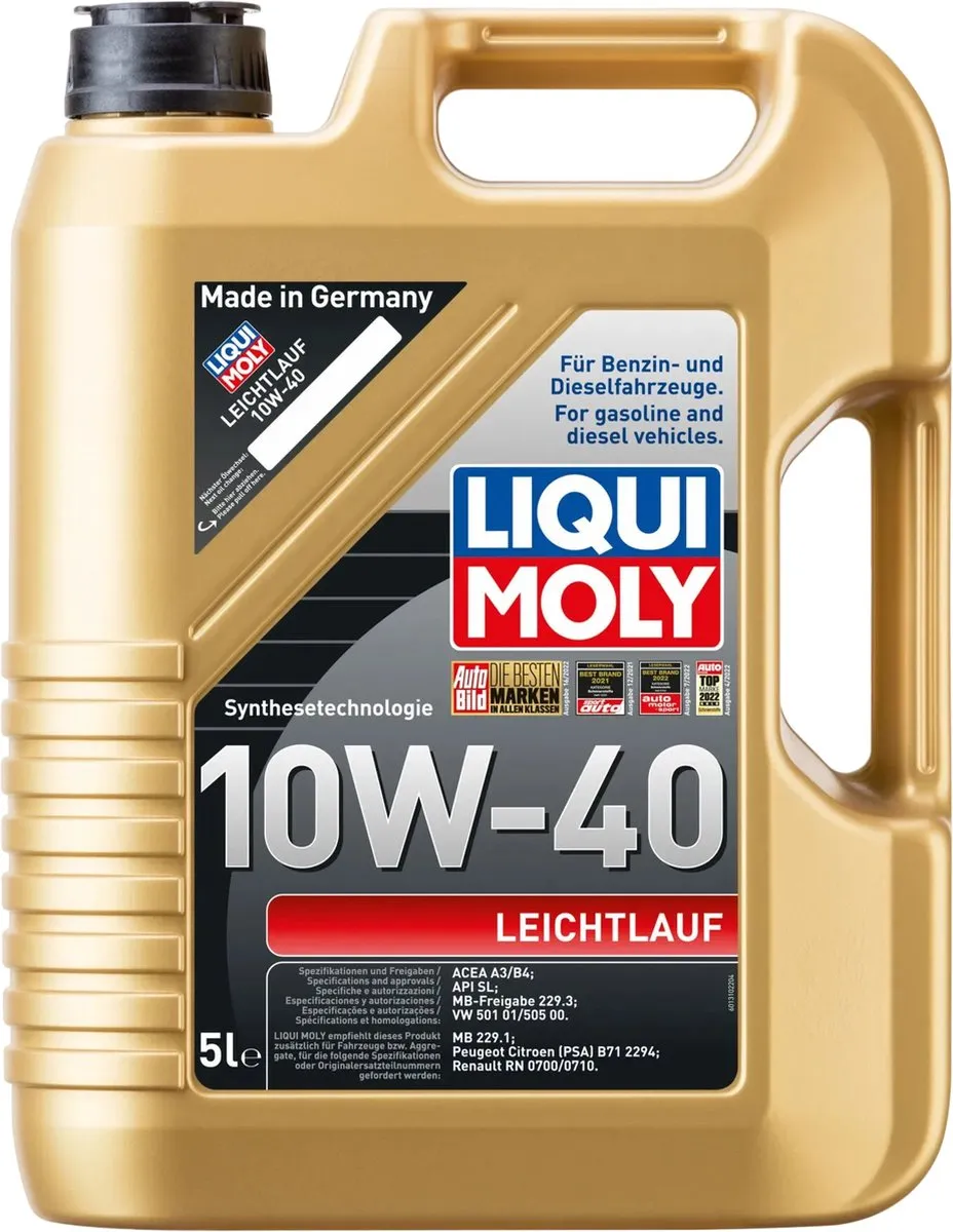 Liqui Moly Leichtlauf 10W-40 Motorolie 5L