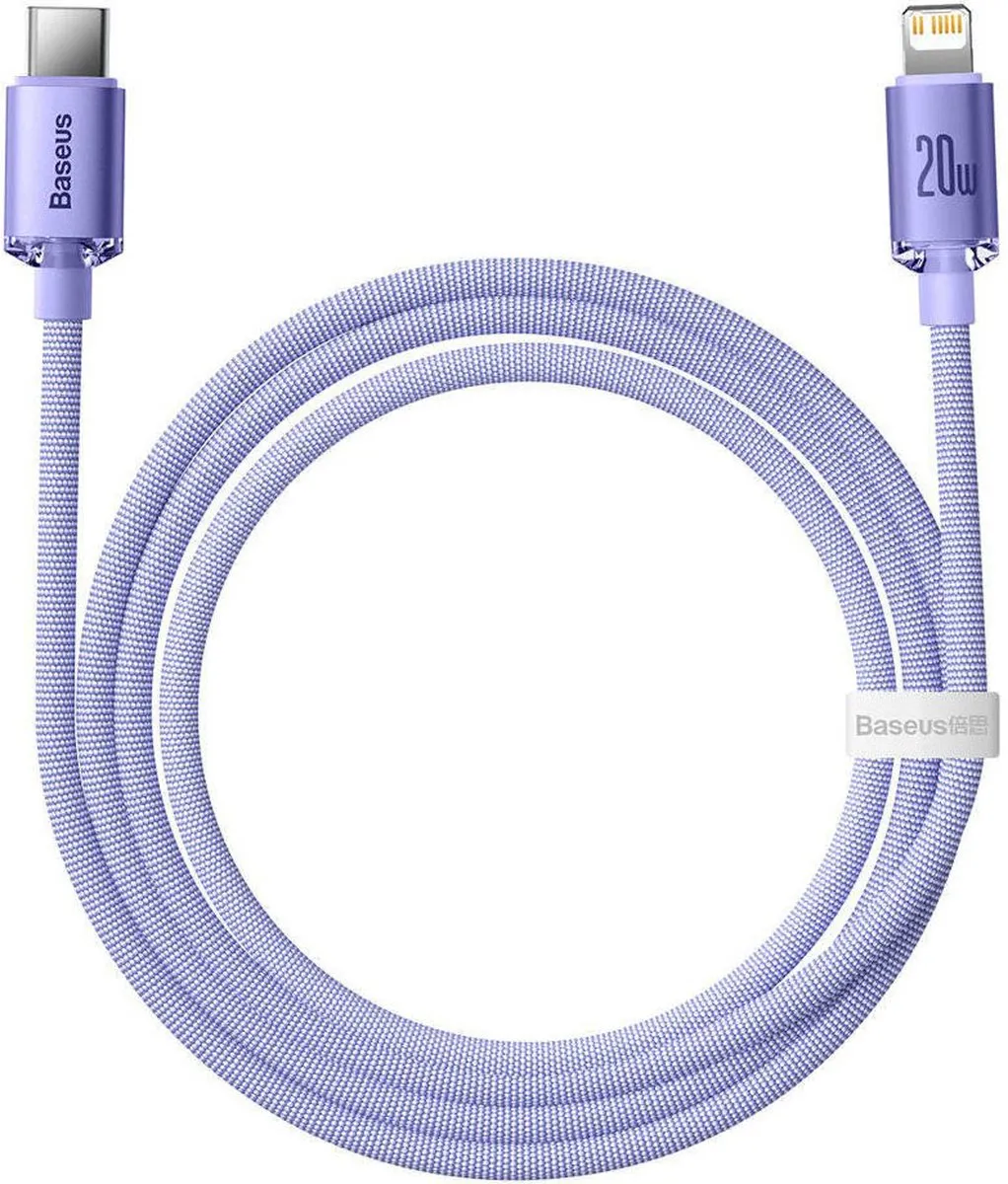 Baseus Crystal Shine Series USB-C Lightning Kabel 20W 1,2m