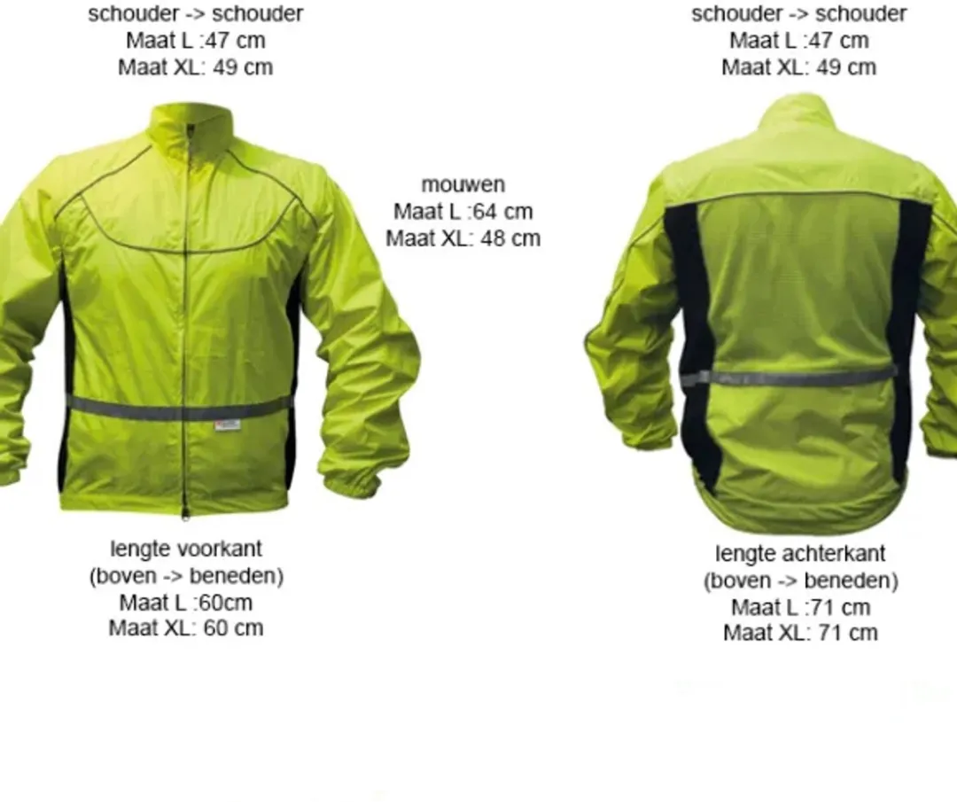Carpoint Sportjack Reflecterend 3M - XL - Geel