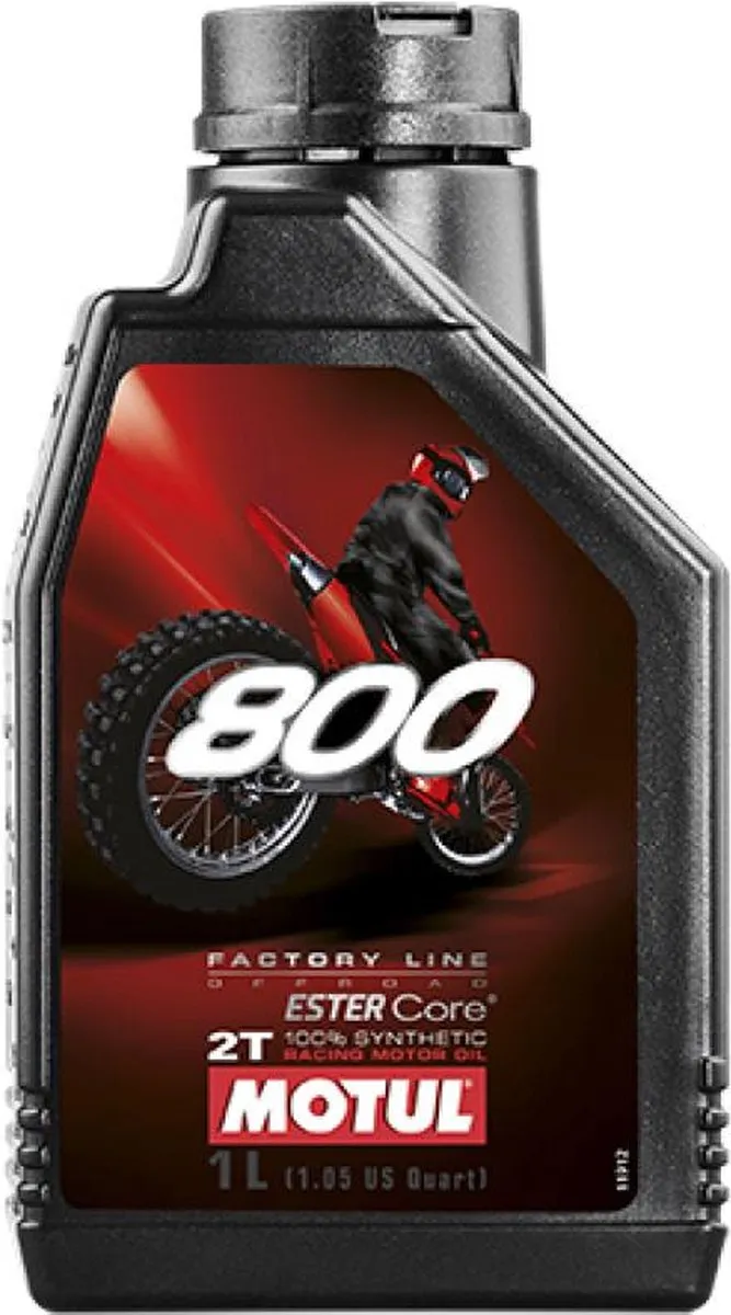 Motul 800 Factory Line Off Road Racing 2T Olie 1L