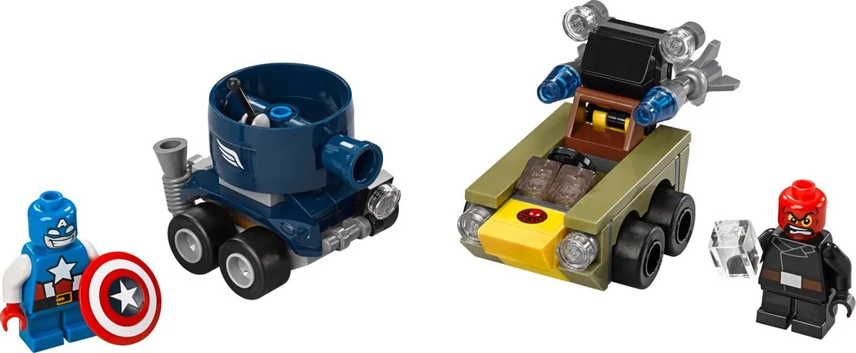LEGO Mighty Micros Captain America vs Red Skull 95 Stukken - 2 Minifiguren