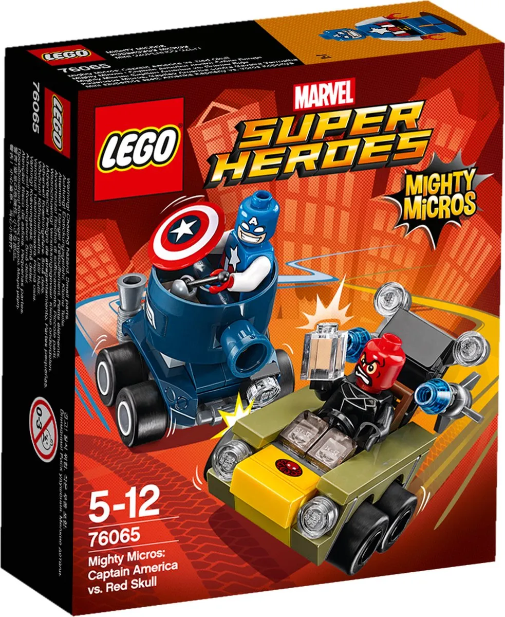 LEGO Mighty Micros Captain America vs Red Skull 95 Stukken