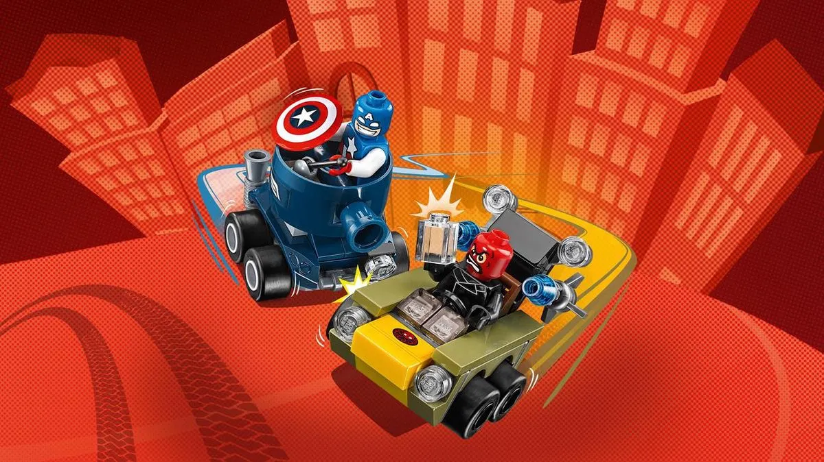 LEGO Mighty Micros Captain America vs Red Skull 95 Stukken - 2 Minifiguren
