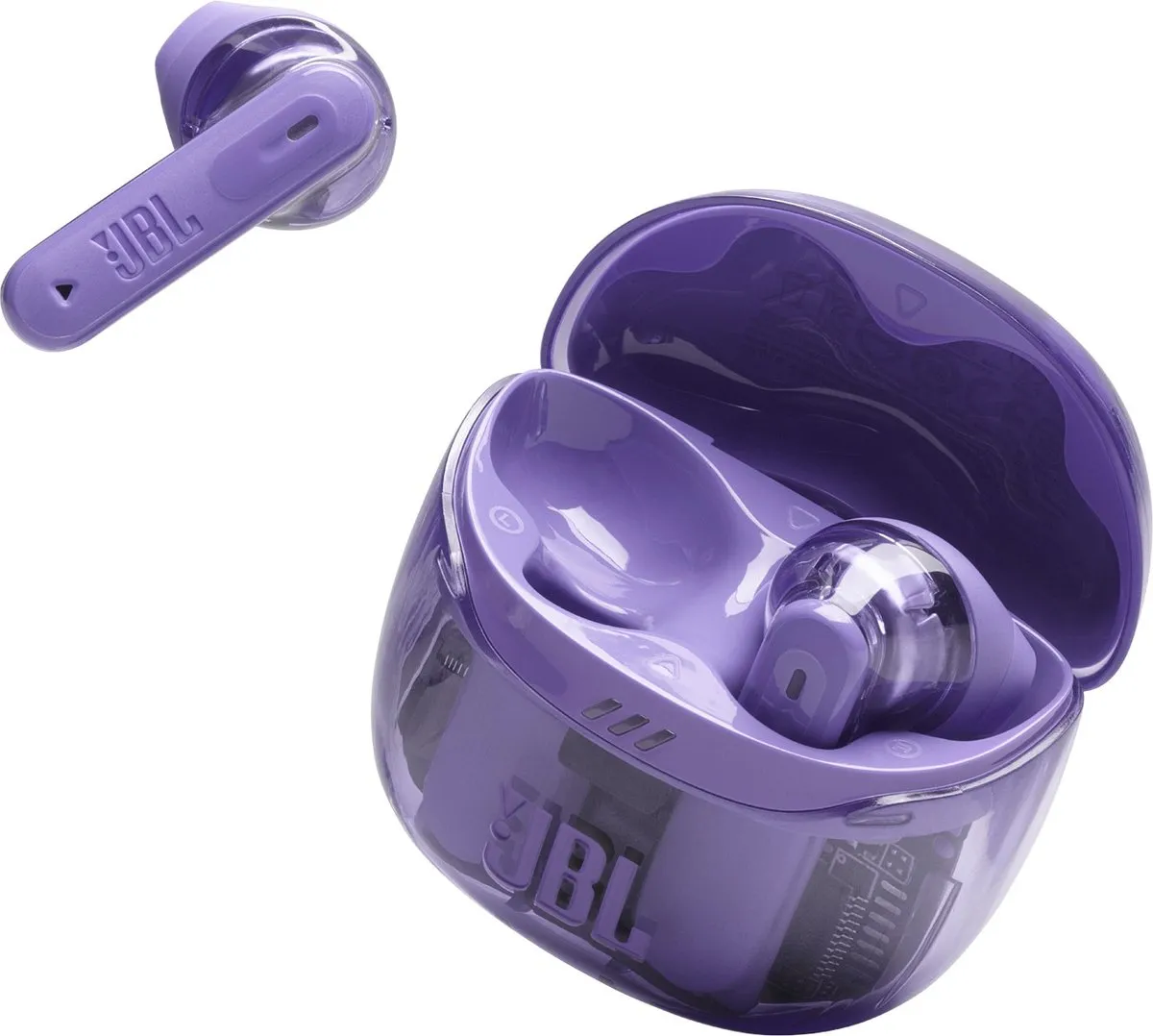 JBL Tune Flex 2 True Wireless Oordopjes - 48 uur - IP54 - Ghost Purple - afbeelding 6 van 6