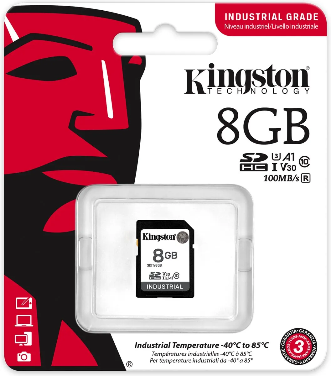 Kingston SDIT/8GB SDXC Geheugenkaart - 8GB