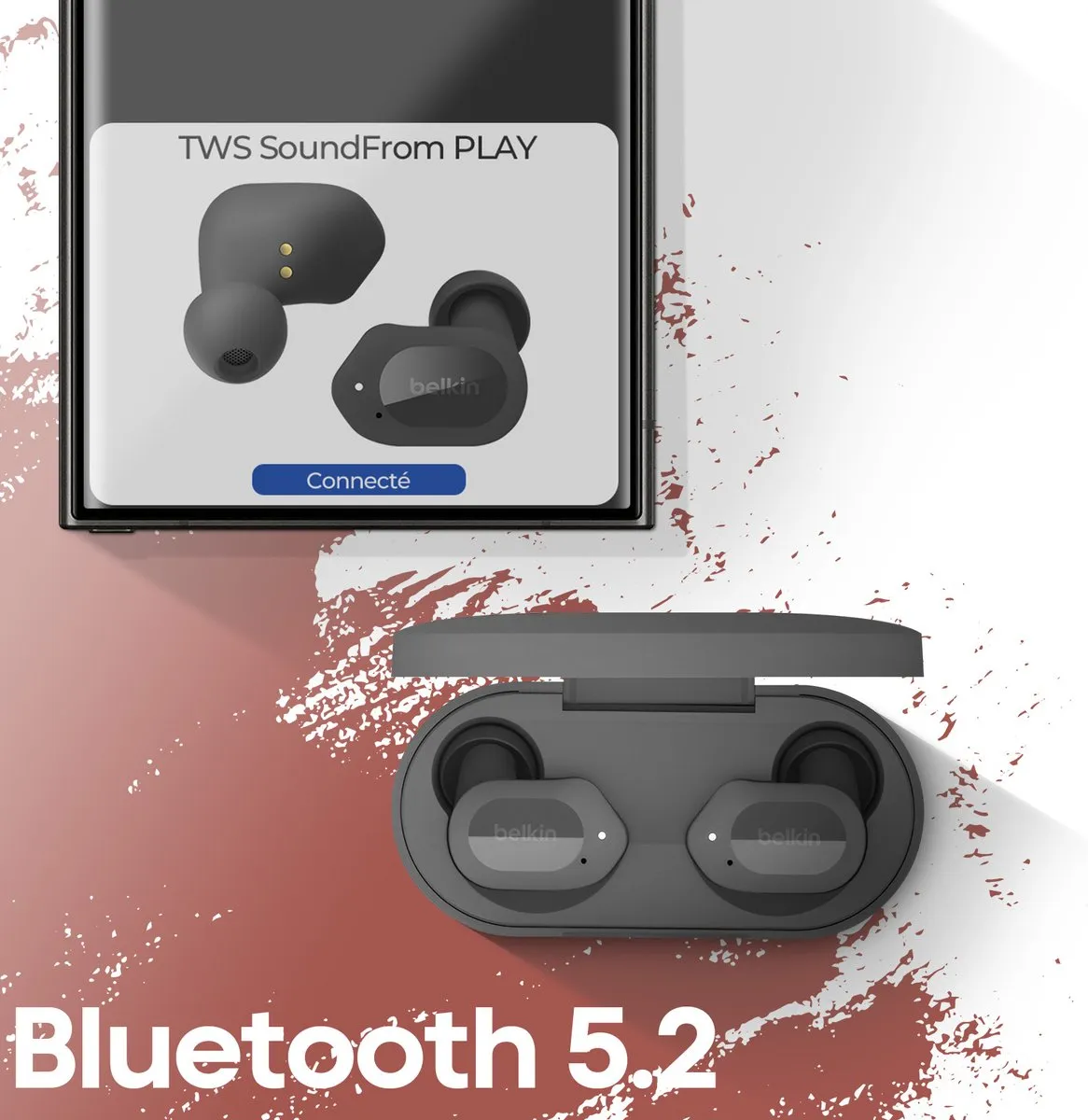 Belkin SOUNDFORM Play AUC005btBK Oordopjes - Zwart