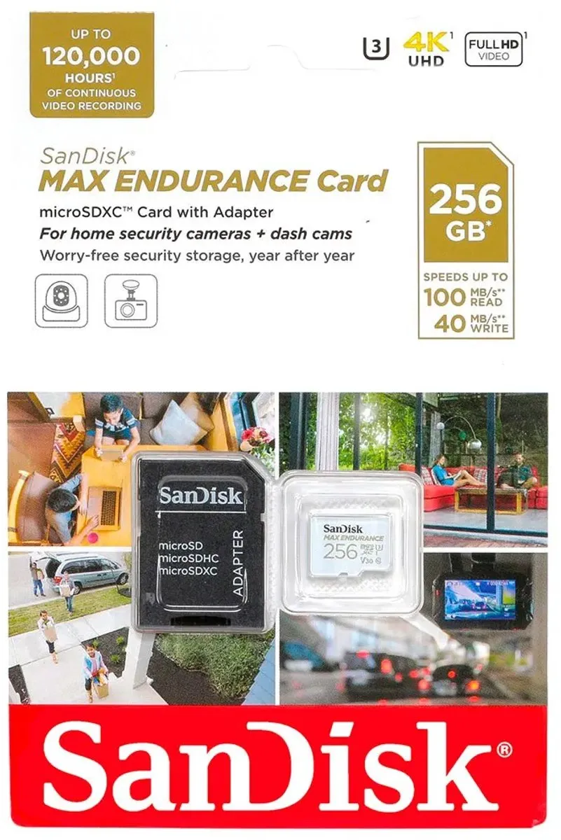 SanDisk MicroSDHC Max Endurance 256GB - SDSQQVR-256G-GN6IA
