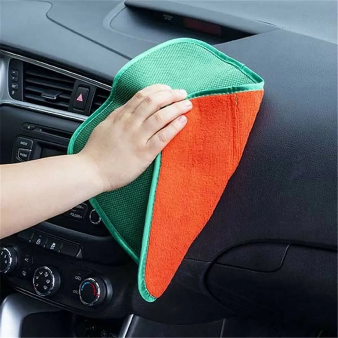Turtle Wax Interieurdoek Dual Action X5533td - 32x28cm - Groen/Rood