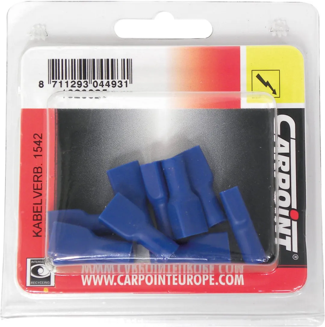 Carpoint Kabelverbinders 1542 - Blauw - 10 Stuks