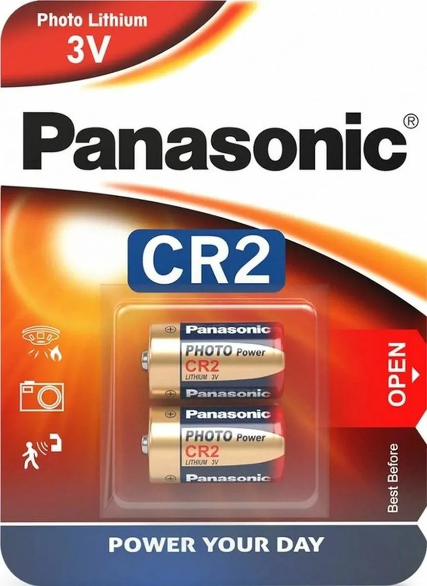 Panasonic CR-2L/2BP Accu - 2 Stuks