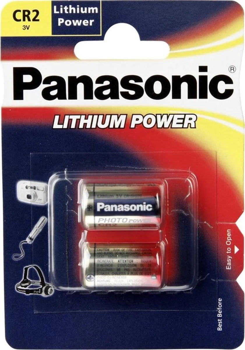 Panasonic CR-2L/2BP Accu - 2 Stuks