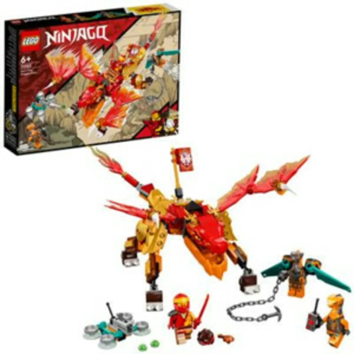 LEGO Ninjago Kai's Vuurdraak EVO 71762 - 204 Stukken