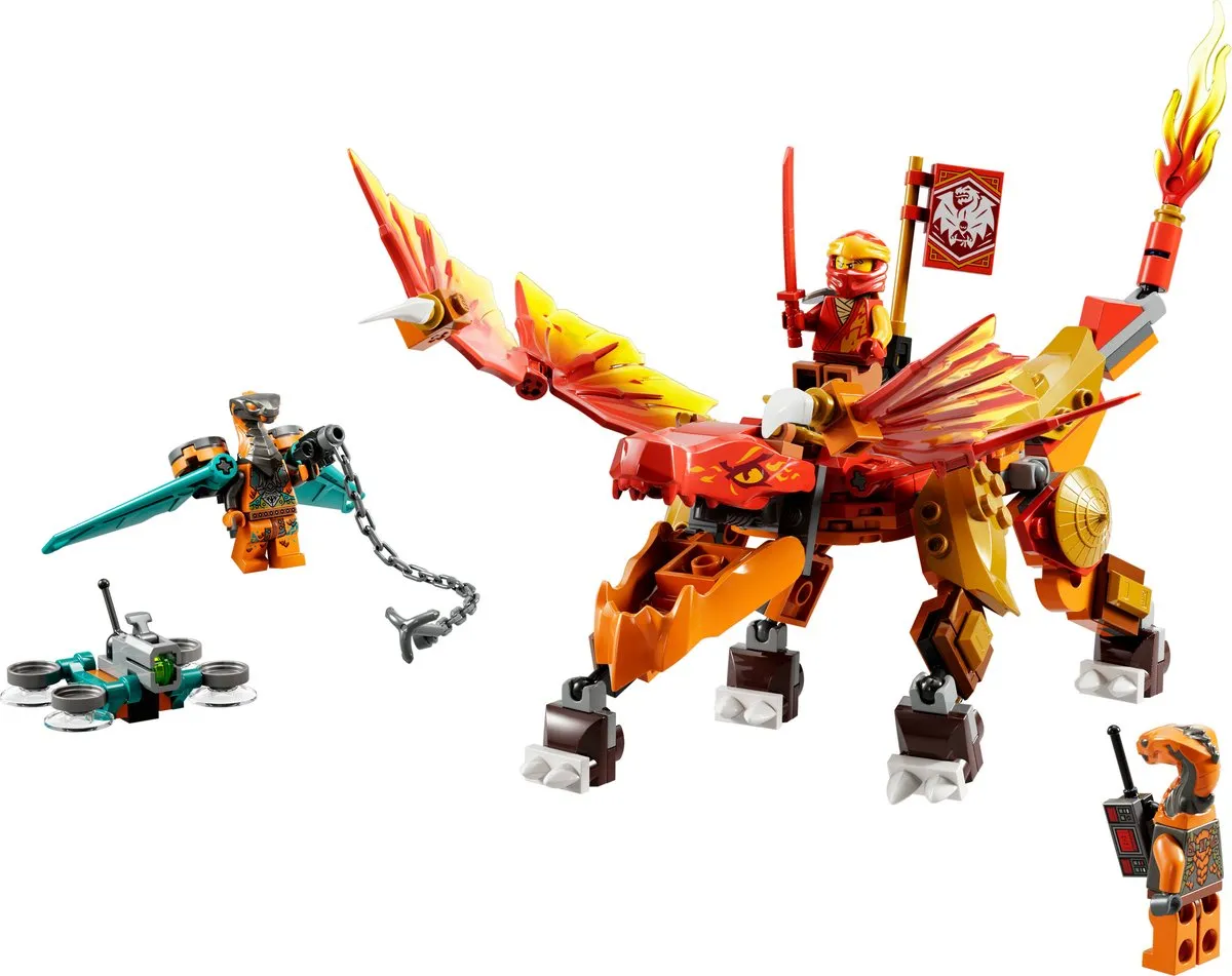 LEGO Ninjago Kai's Vuurdraak EVO 71762 - 204 Stukken