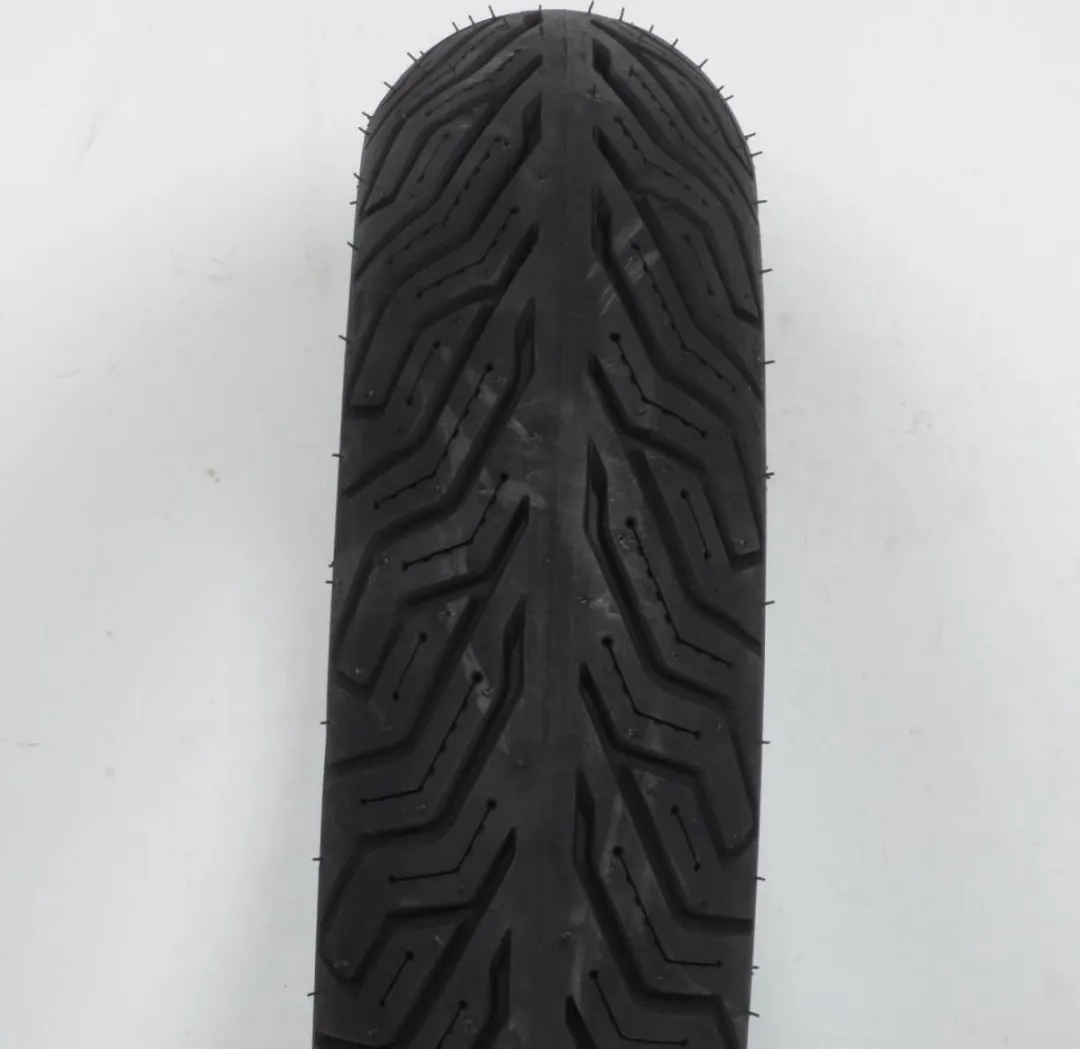 120-70-12 michelin band voor peugeot 50 elyseo scooter - ajp remklauw 1998 tot 2004 av / ar nieuw