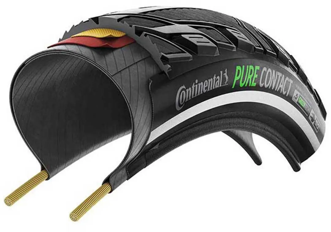 Continental PureContact 2 28x2.00 Vouwband - 28" - Zwart