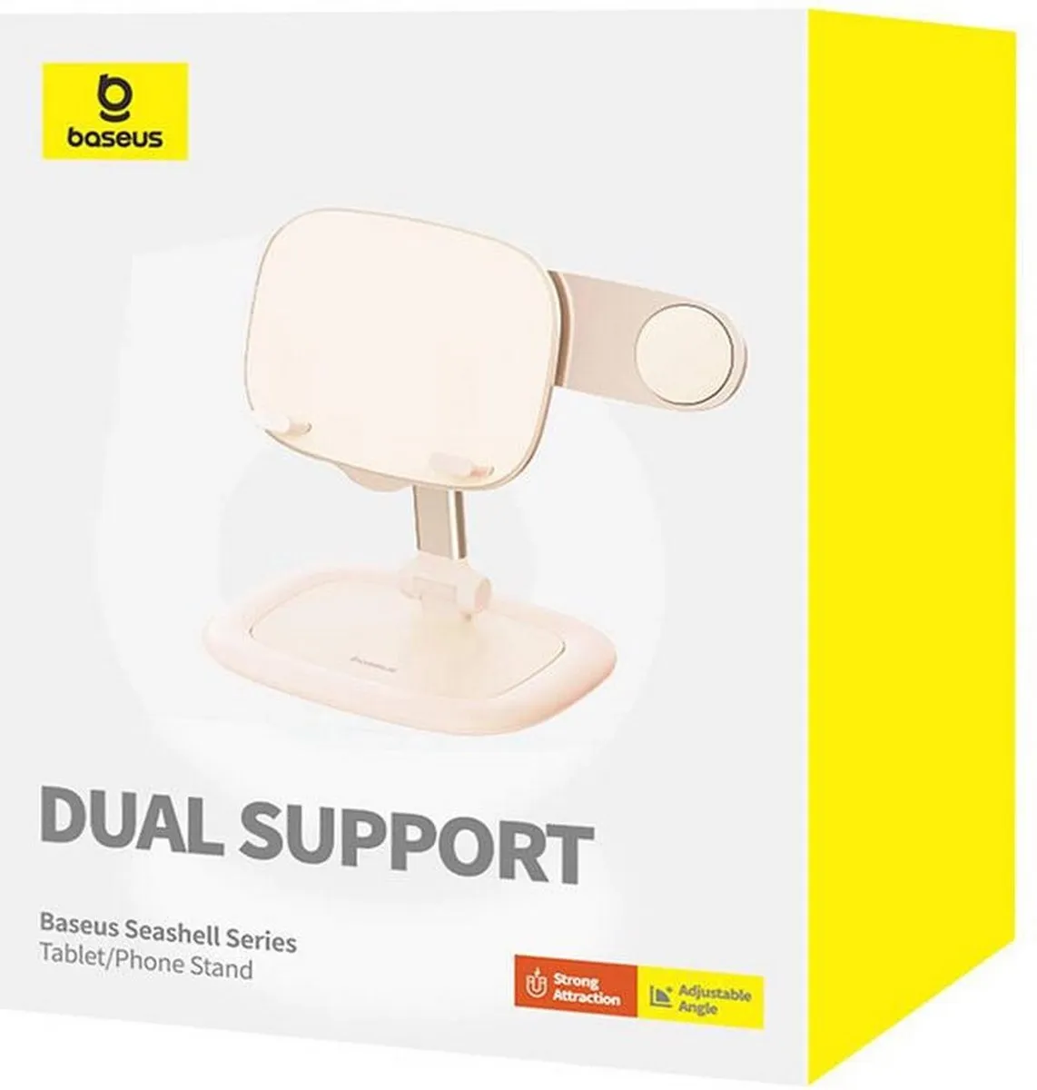 Baseus Seashell B10451501411-00 Tablet-/Telefoonstandaard - Roze