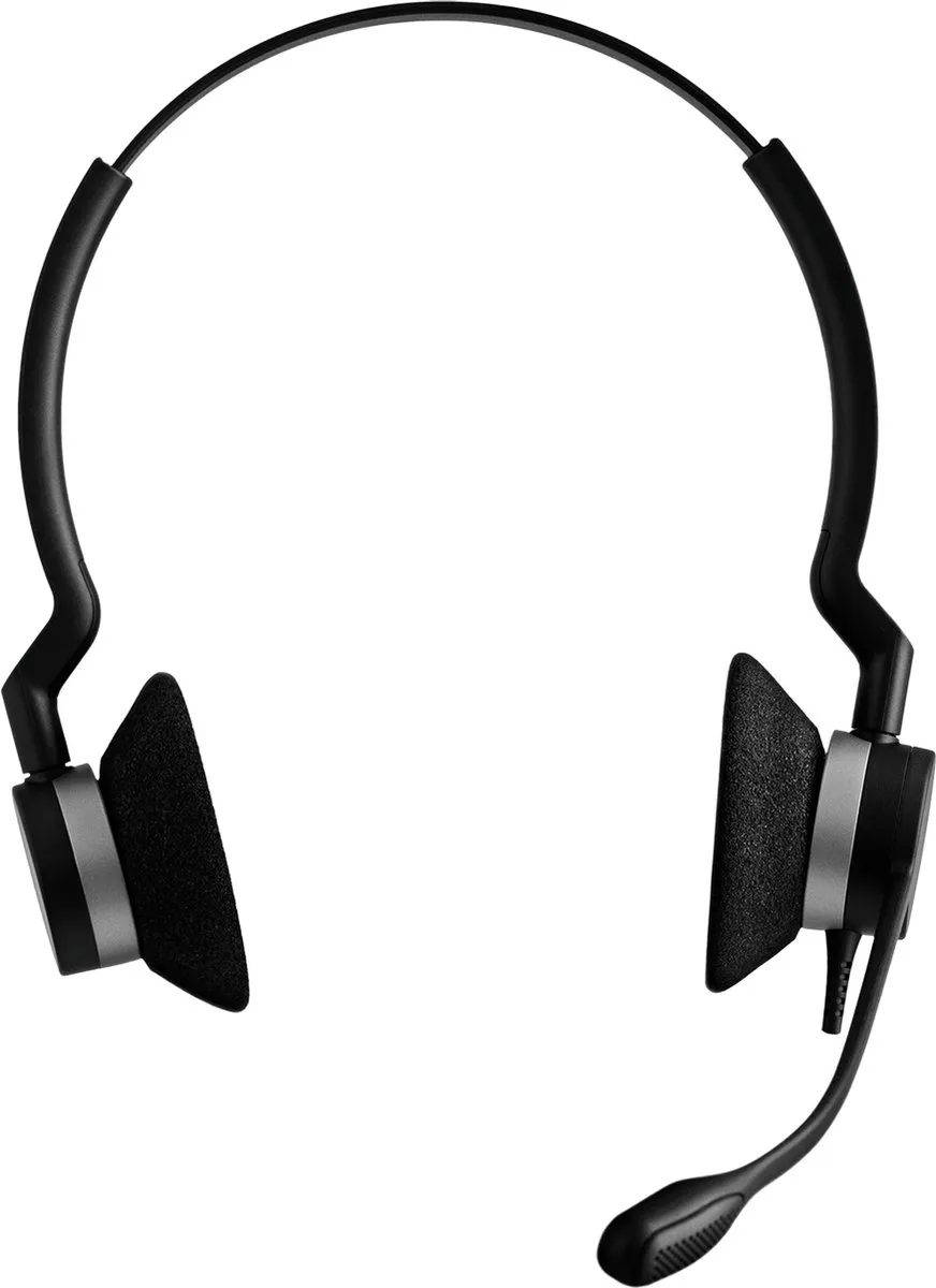 Jabra BIZ2300 Duo NC Headset - Zwart/Zilver