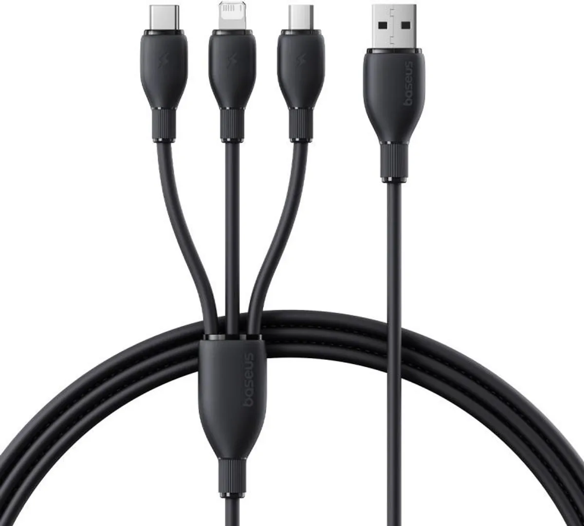 Baseus 3-in-1 USB Kabel Lightning/USB-C/Micro-USB 0.8m