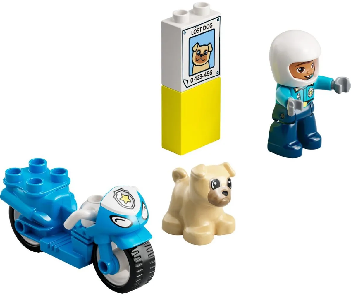 LEGO DUPLO Politiemotor 10967 - Blauw