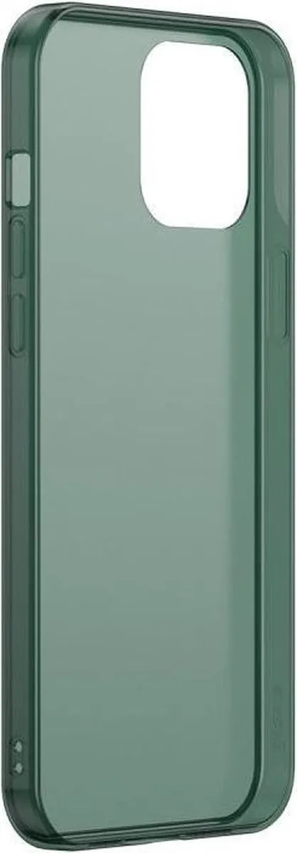Baseus Frosted Glass Hoesje iPhone 12 Pro Max - Groen - afbeelding 3 van 4