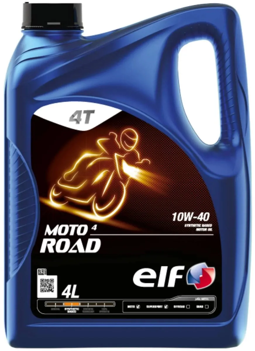 Total Elf Moto 4 Road 10W40 Motorfietsolie 4L