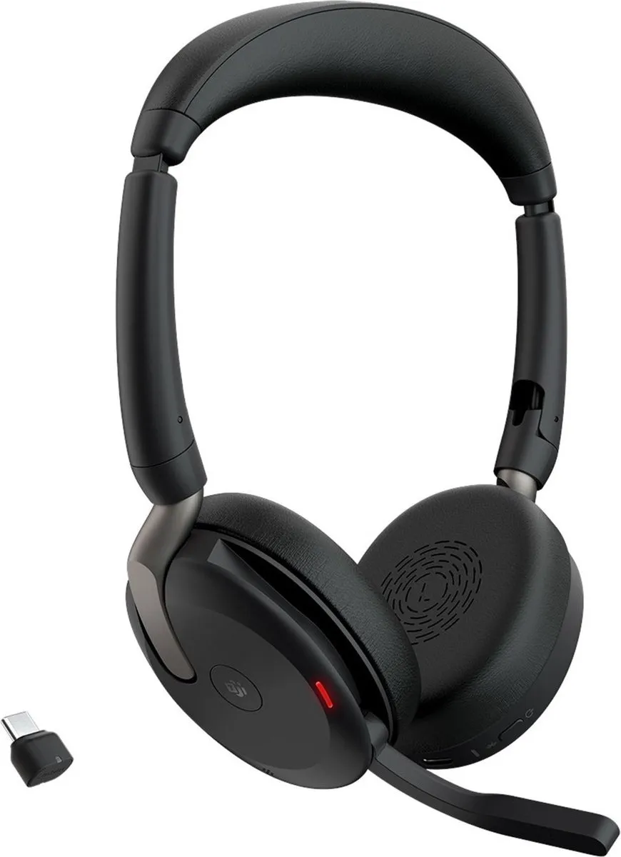 Jabra Evolve2 65 Flex Headset - Zwart