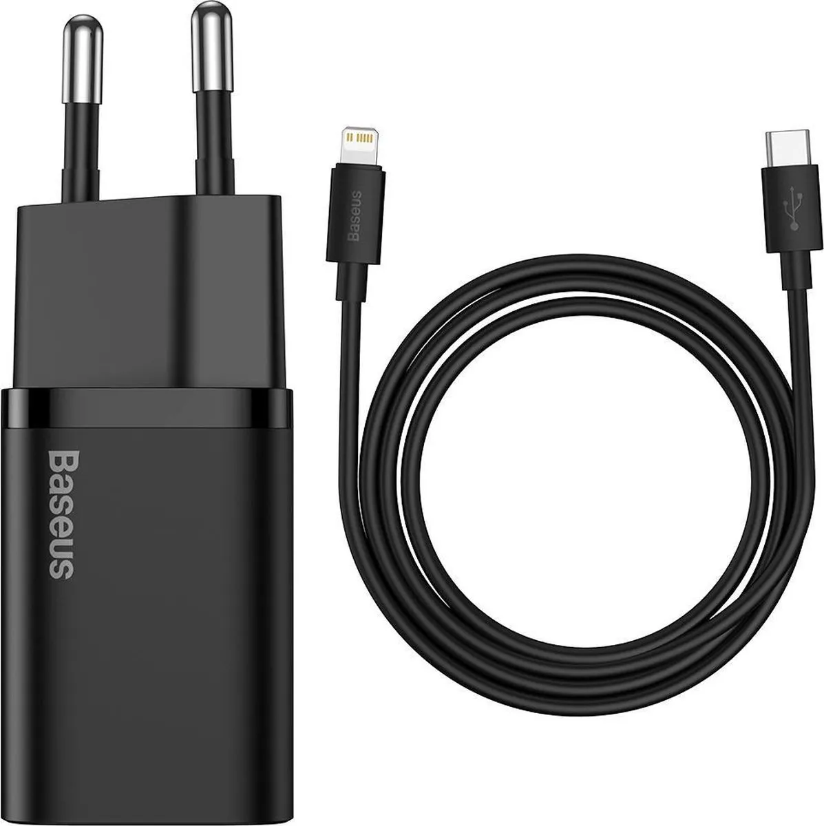 Baseus 20W USB-C Oplader met Lightning Kabel