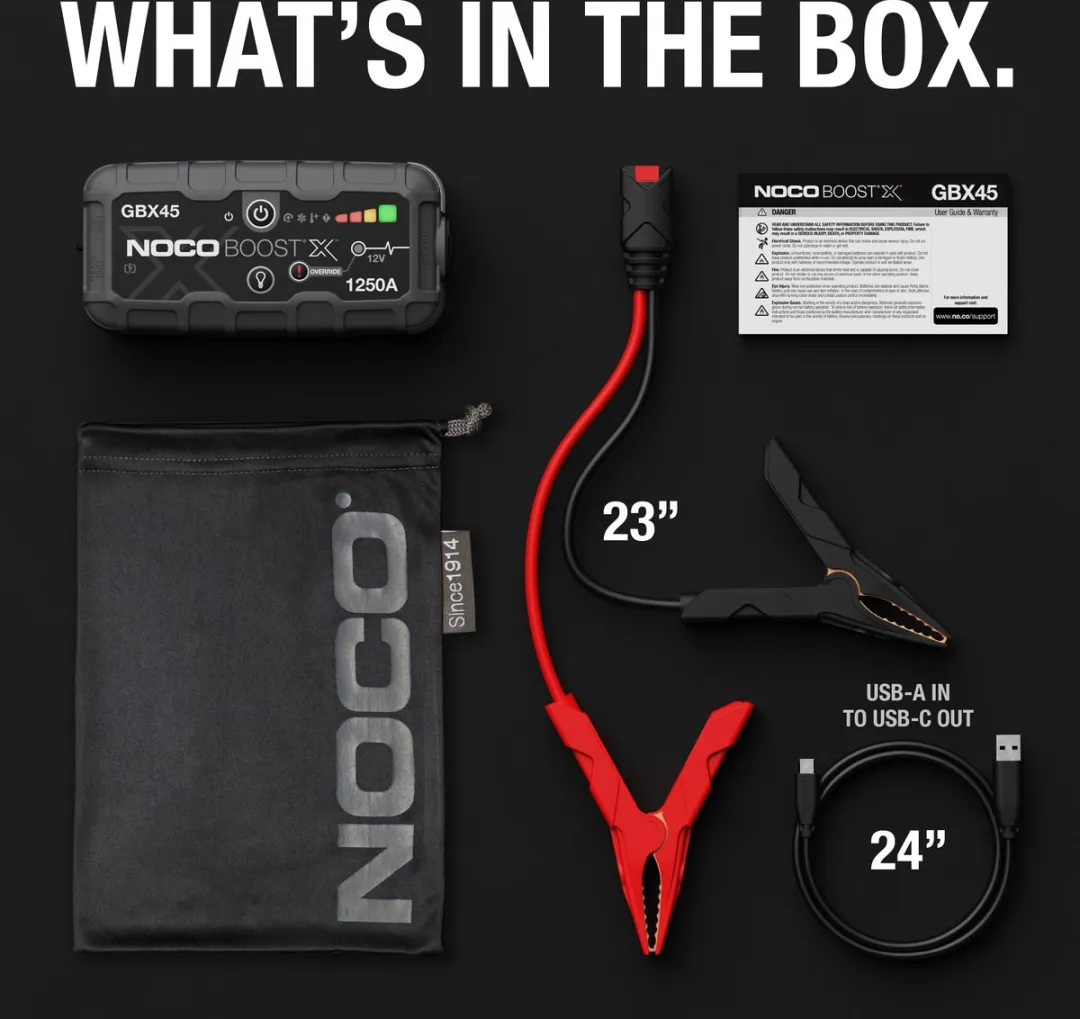 NOCO Boost X GBX45 Startbooster - 10mAh - Grijs