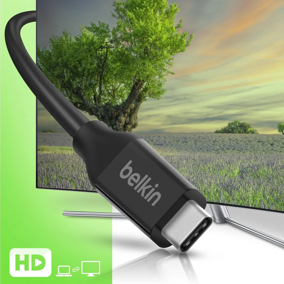 Belkin Boost Charge USB-C 2.0 Kabel INZ001BT0.8MBK - Zwart