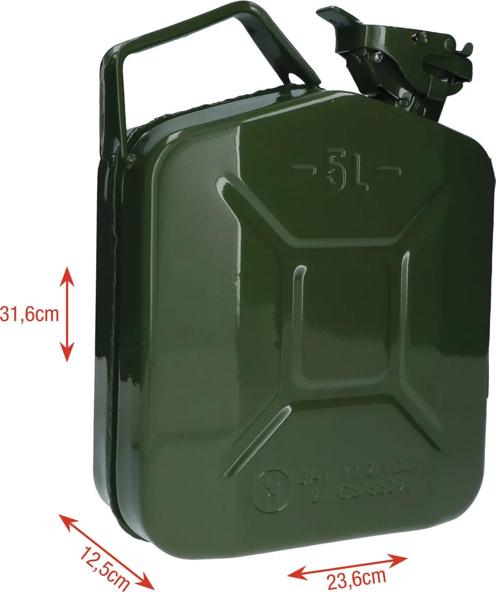 Carpoint Benzinekan 5L - Groen