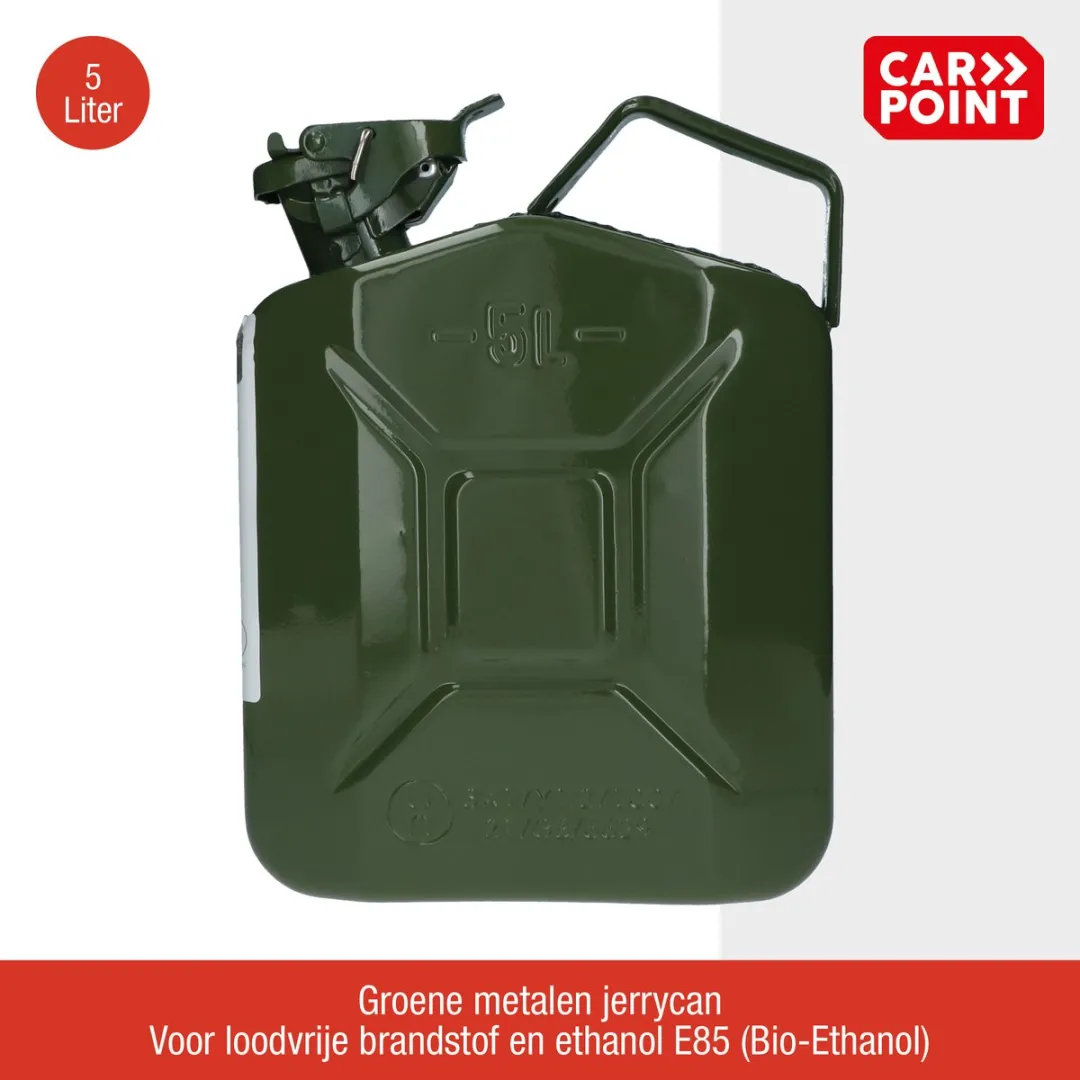 Carpoint Benzinekan 5L - Groen