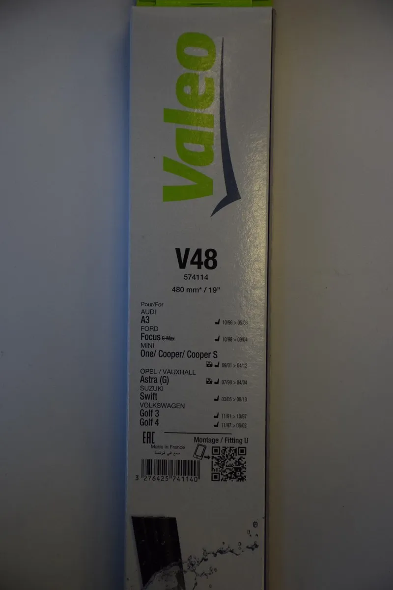 Valeo Silencio V48 Ruitenwisser - 480mm - Zwart