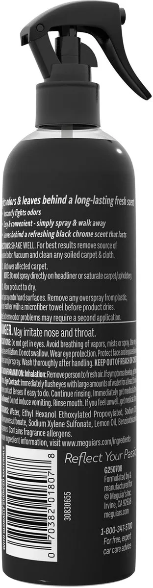 Meguiars Air Re-Fresher Black Chrome 237ml Spray